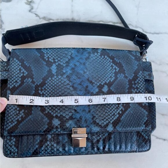 ZADIG & VOLTAIRE Optimiste snake leather crossbody bag - Picture 12 of 16